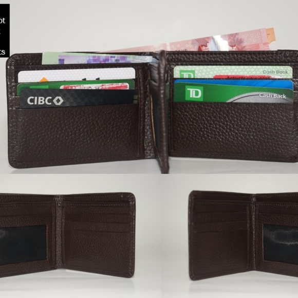 Genuine cow milled leather wallet for men - Picture 10 of 12